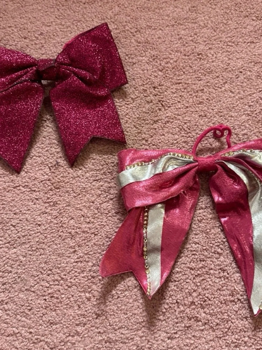 Sparkle Pink Hair Bows